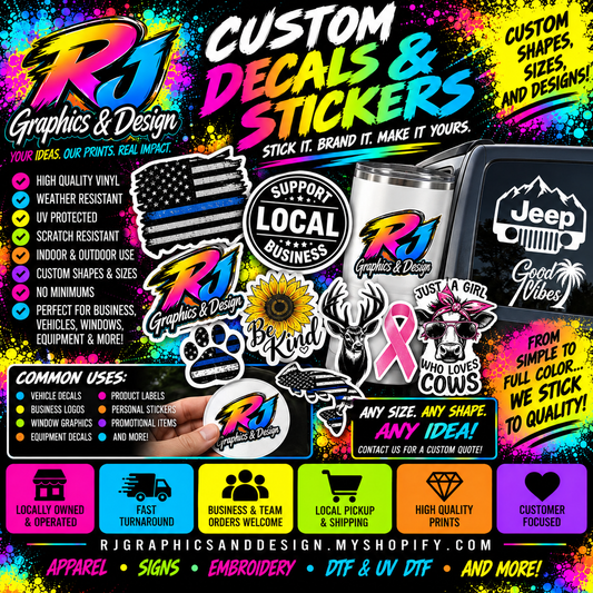 Custom Decals & Stickers