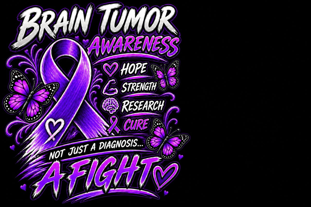 Team Aliyah Brain Tumor Awareness front design