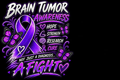 Team Aliyah Brain Tumor Awareness front design